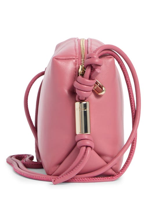 Furla Elettra Mini Leather Camera Crossbody Bag In Pink