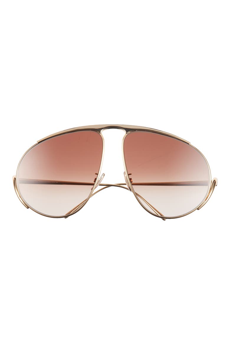 Signature Pilot Sunglasses, Main, color, SHINY ENDURA GOLD / GRADIENT
