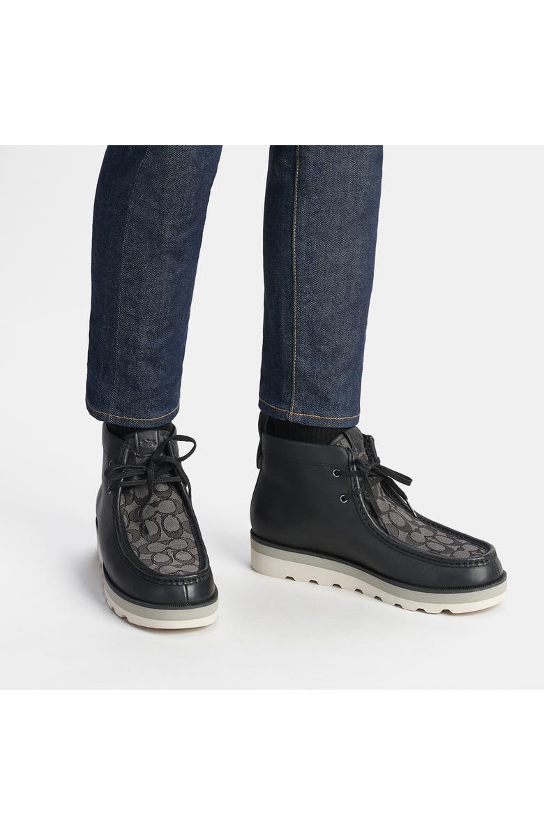 COACH Signature Jacquard Chukka Boot, Alternate, color,