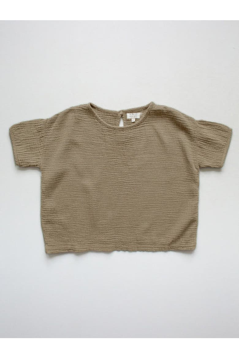 The Muslin Top, Main, color, sand