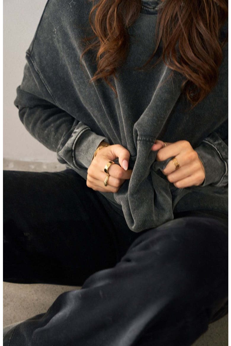 Homebody Women's Hoodie, Alternate, color, Midnight Washed