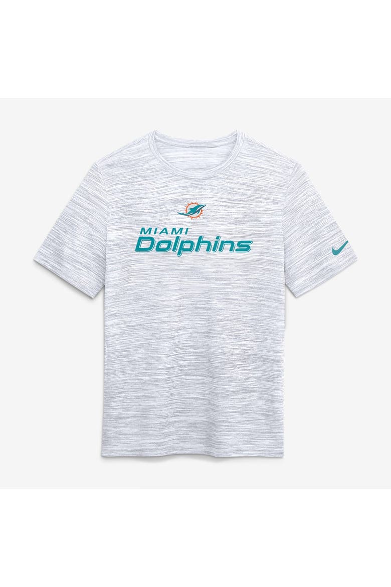 Men's Nike Ash Miami Dolphins Velocity Endurance Run Dri-FIT T-Shirt, Alternate, color, Ash