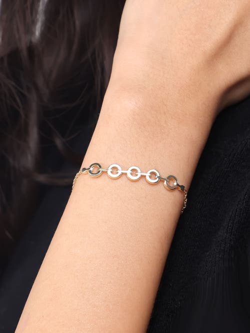 Devata Cable Link Chain Bracelet In Gold