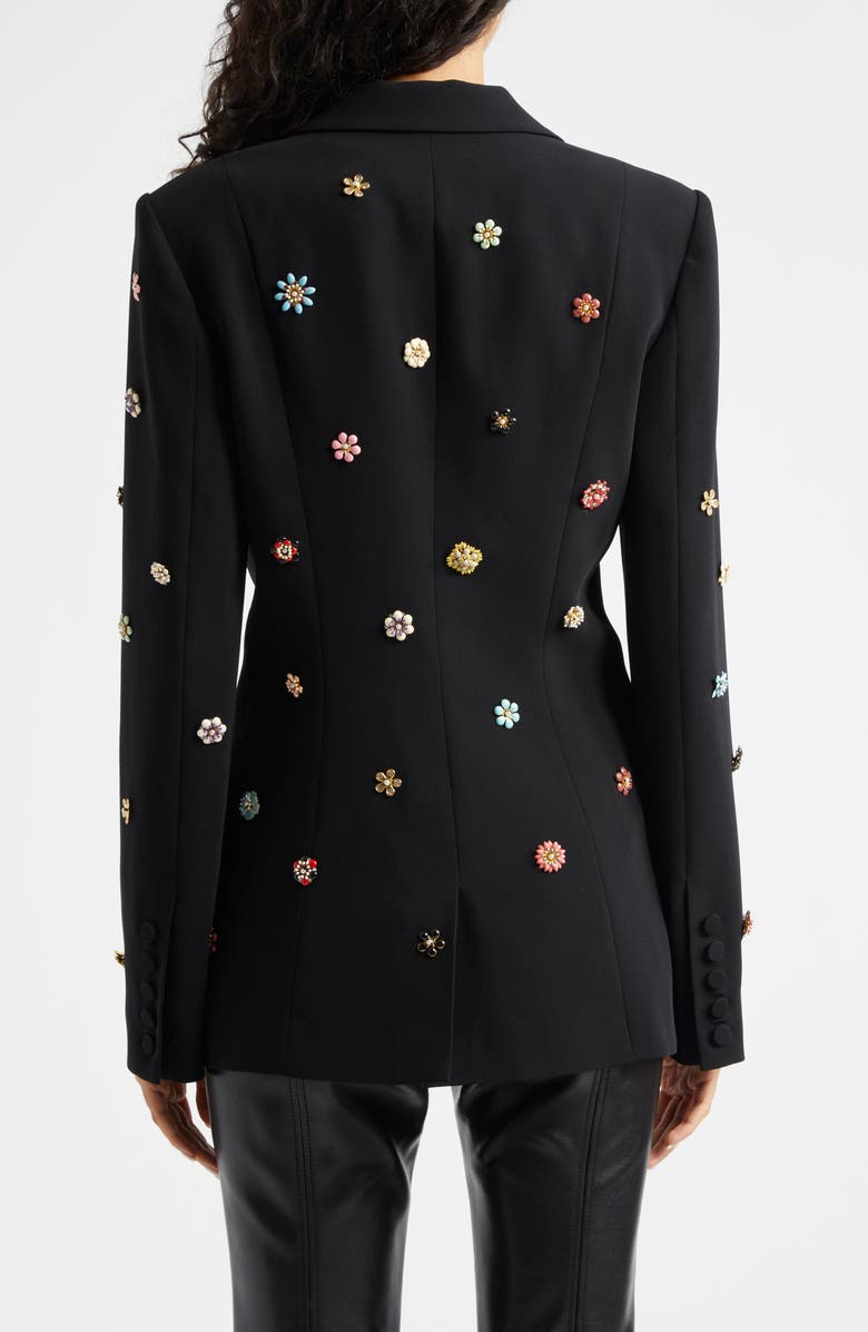 Cinq à Sept Karlie Enamel Flower Blazer, Alternate, color, 