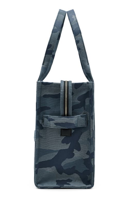 Marc Jacobs The Camo Jacquard Large Tote Bag In Blue Multi