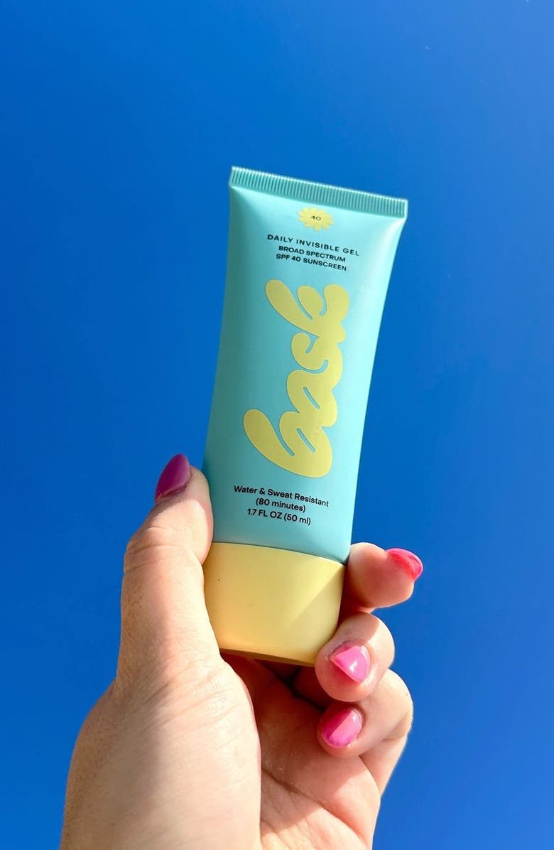 Bask Daily Invisible Gel SPF 40 Broad Spectrum Sunscreen, Alternate, color, 