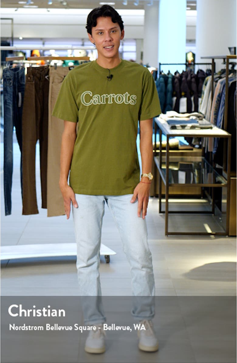 Wordmark Cotton Logo Graphic T-Shirt, sales video thumbnail