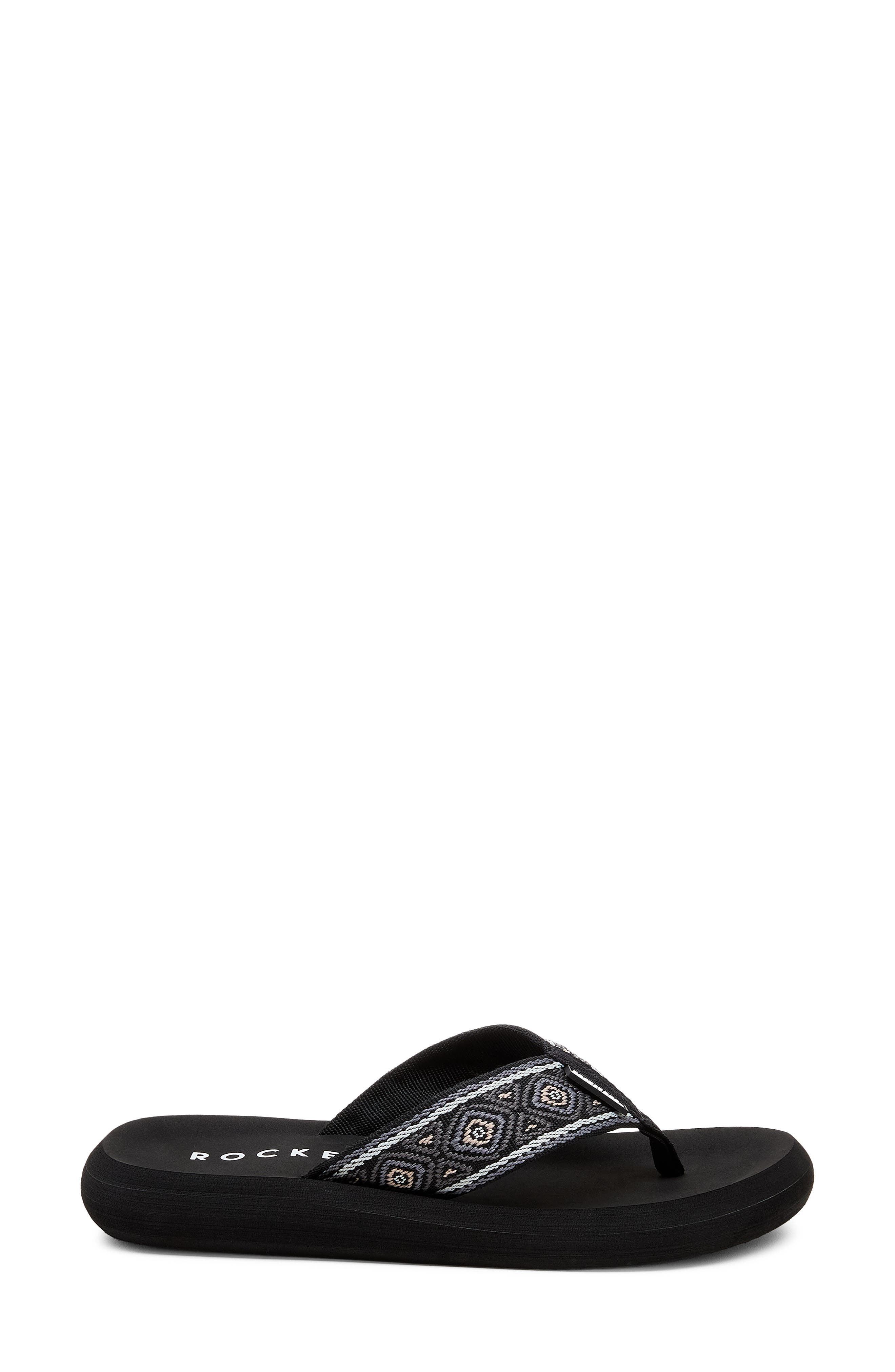 Spotlight2 Flip Flop, Alternate, color, BLACK MULTI