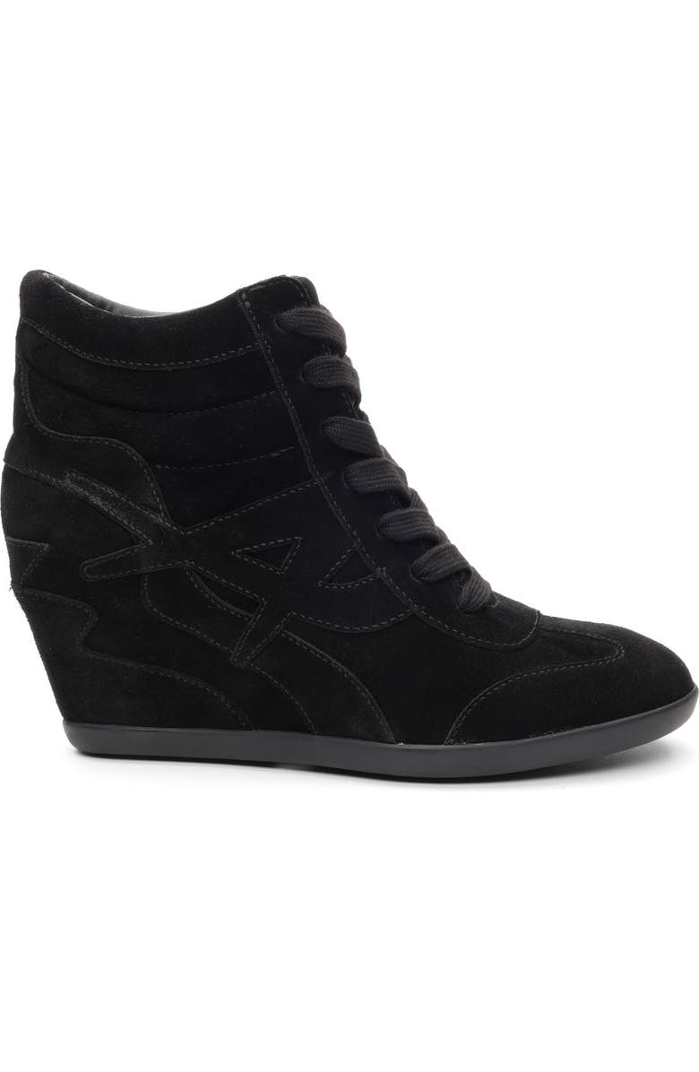 Ash Boradia Wedge Sneaker, Alternate, color, Black