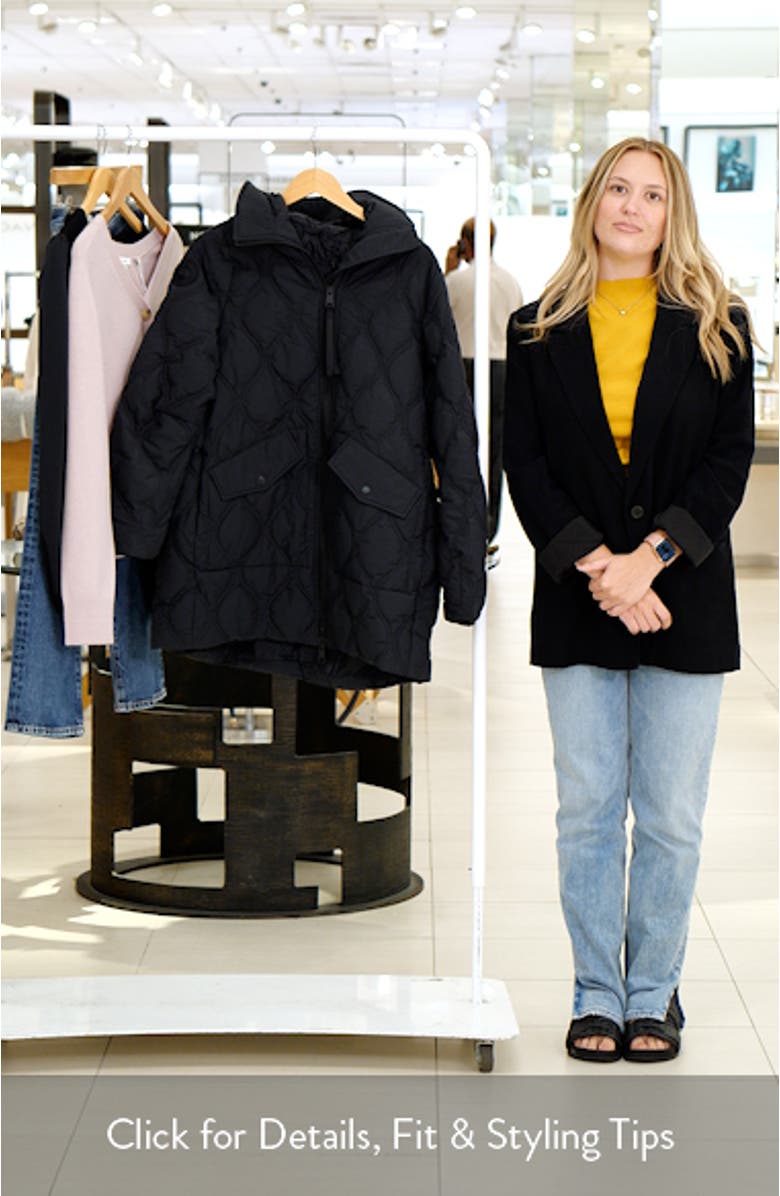 Alessia Quilted Hooded Jacket, sales video thumbnail