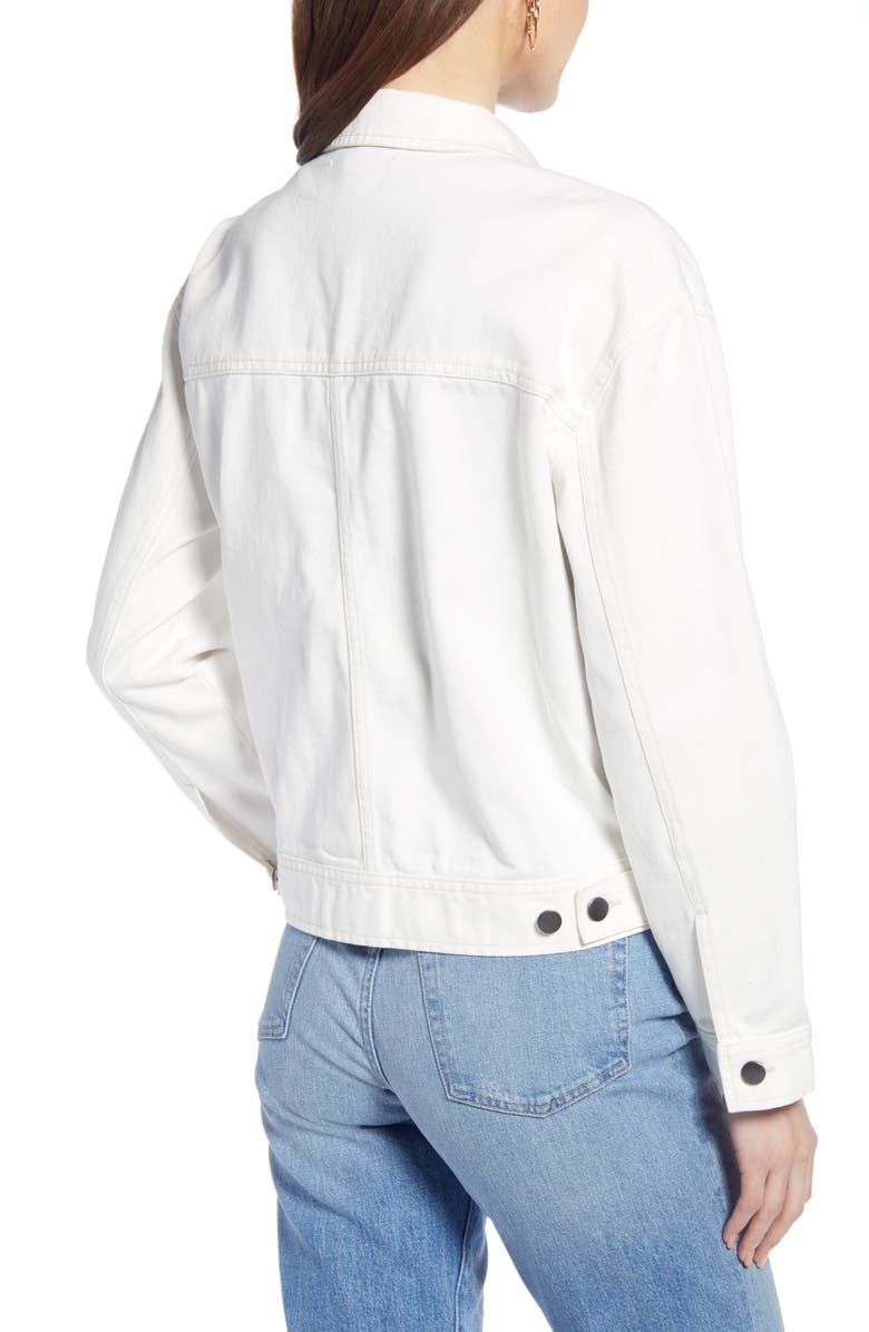 Something Navy Twill Jacket, Alternate, color, 