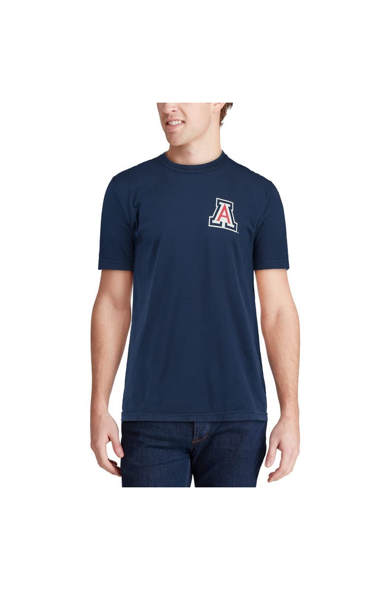 IMAGE ONE Men's Navy Arizona Wildcats Baseball Flag Comfort Colors T-Shirt, Alternate, color,