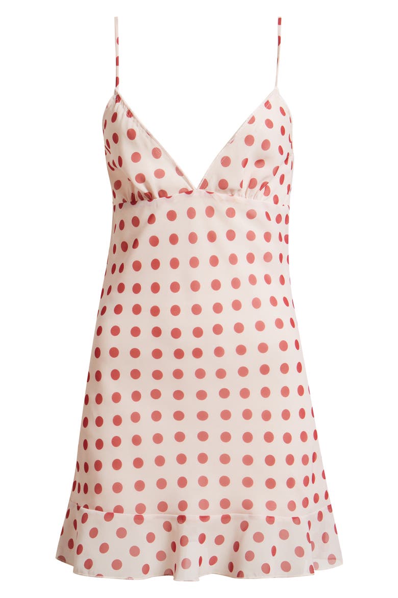 Butterfly Polka Dot Sundress, Alternate, color, PINK