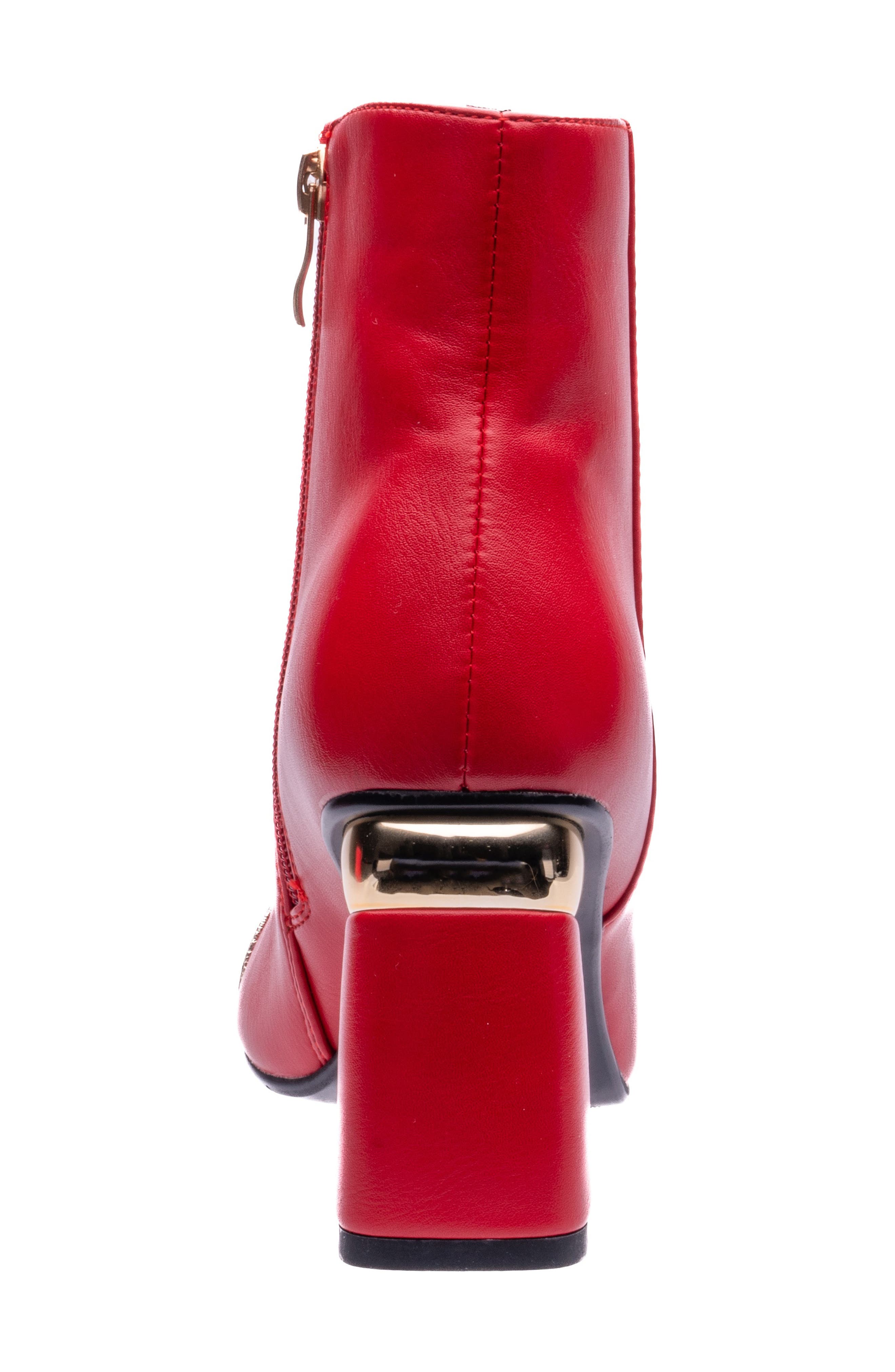 NINETY UNION Two-Tone Bootie, Alternate, color, Red