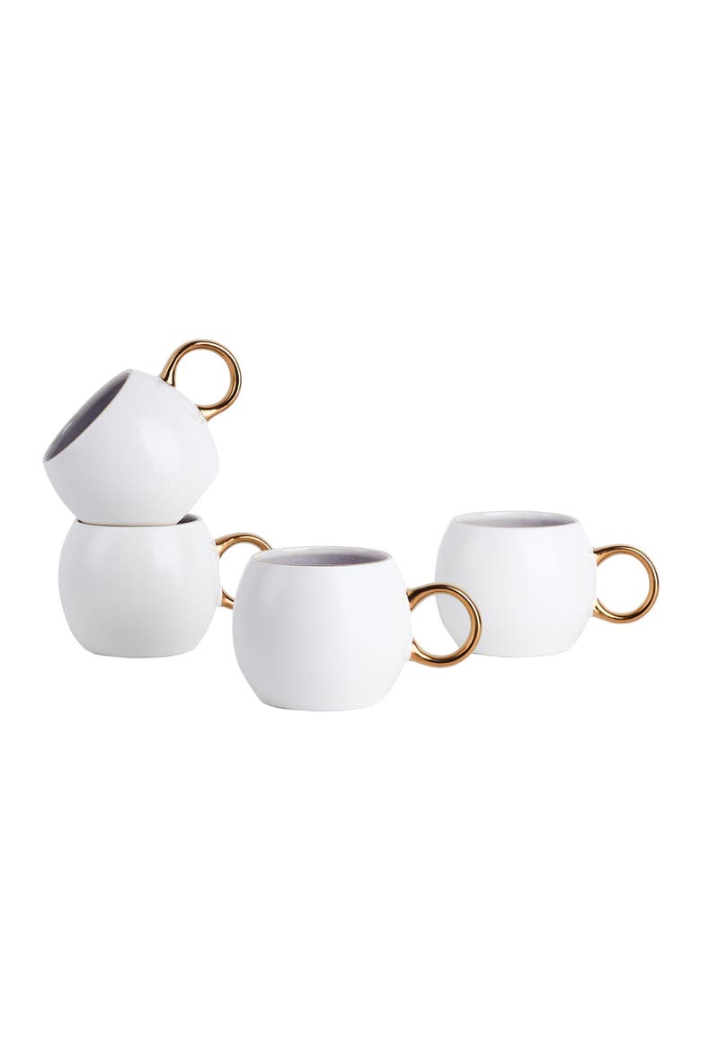 Josephine Porcelain 4-Piece Mug Set, Alternate, color, Lavender