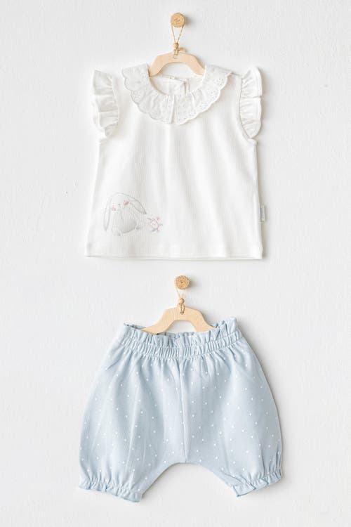 ANDY WAWA ANDY WAWA CUDDLY BUNNY BEAR SHORTS SET