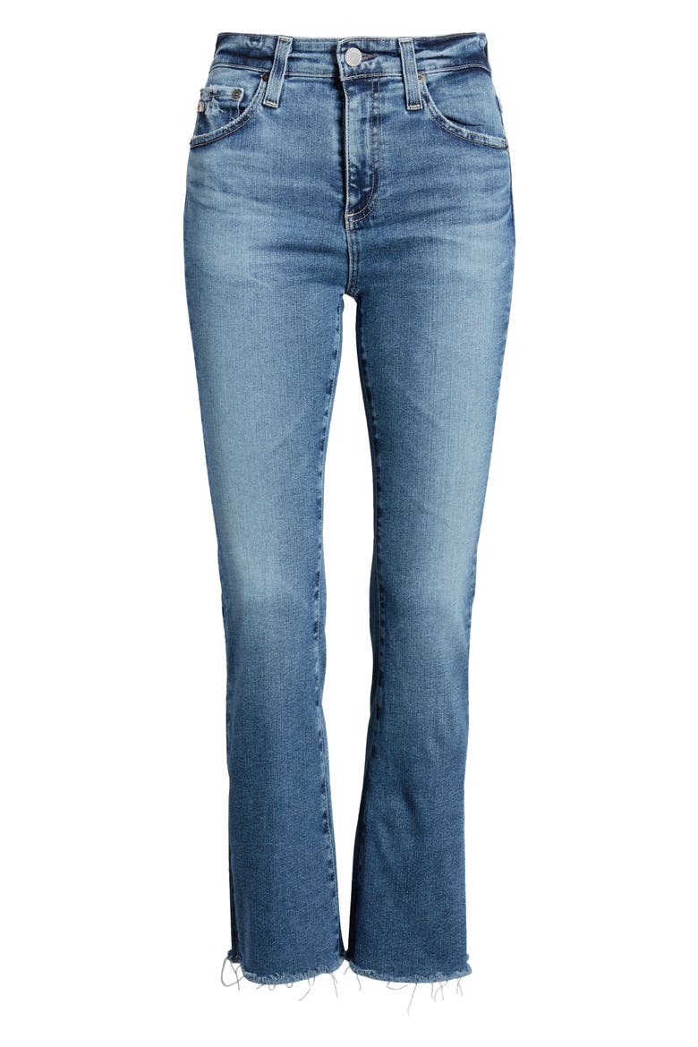 Farrah High Waist Crop Bootcut Jeans, Alternate, color, 14 YEARS BLUE N