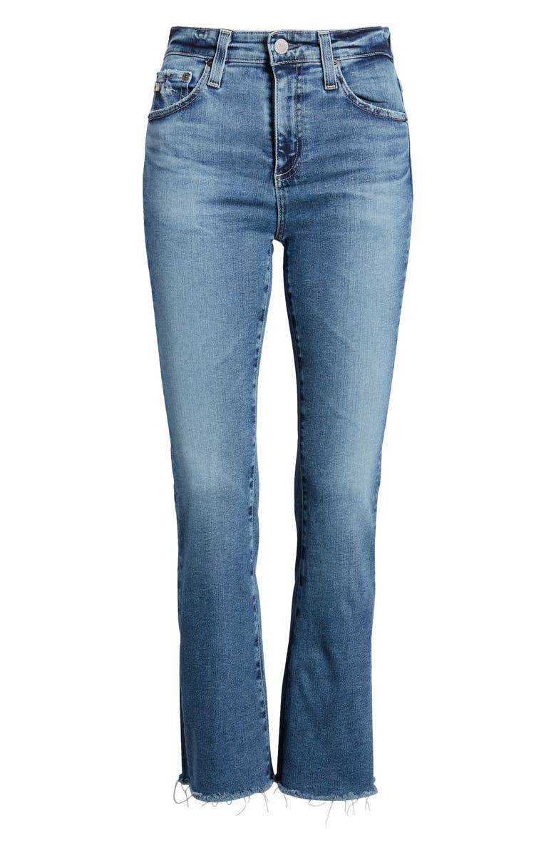 AG Farrah High Waist Crop Bootcut Jeans, Alternate, color, 14 Years Blue N
