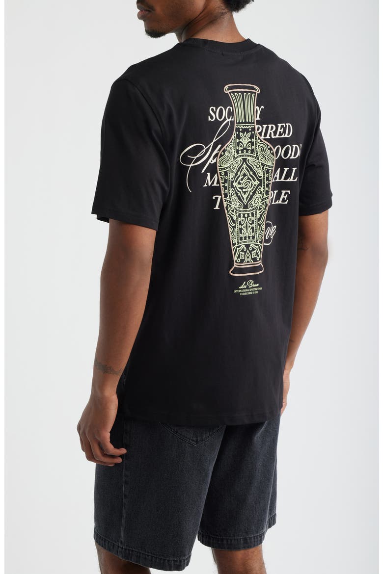 Ben Faience Graphic T-Shirt, Alternate, color, BLACK