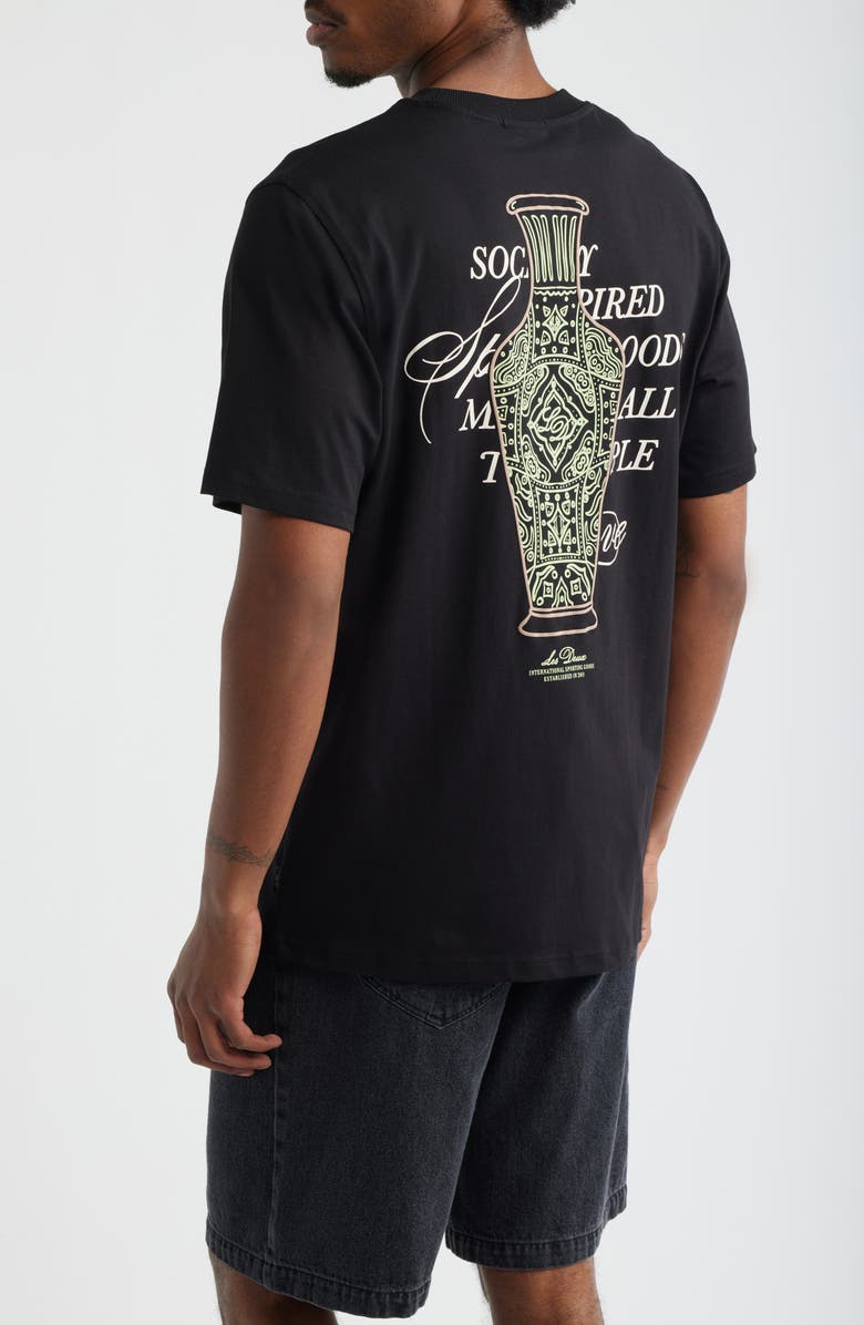Les Deux Ben Faience Graphic T-Shirt, Alternate, color, Black