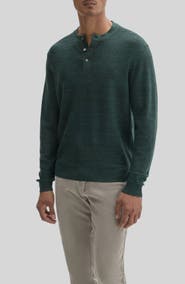 Robert Barakett Aranda Merino Wool Henley Sweater