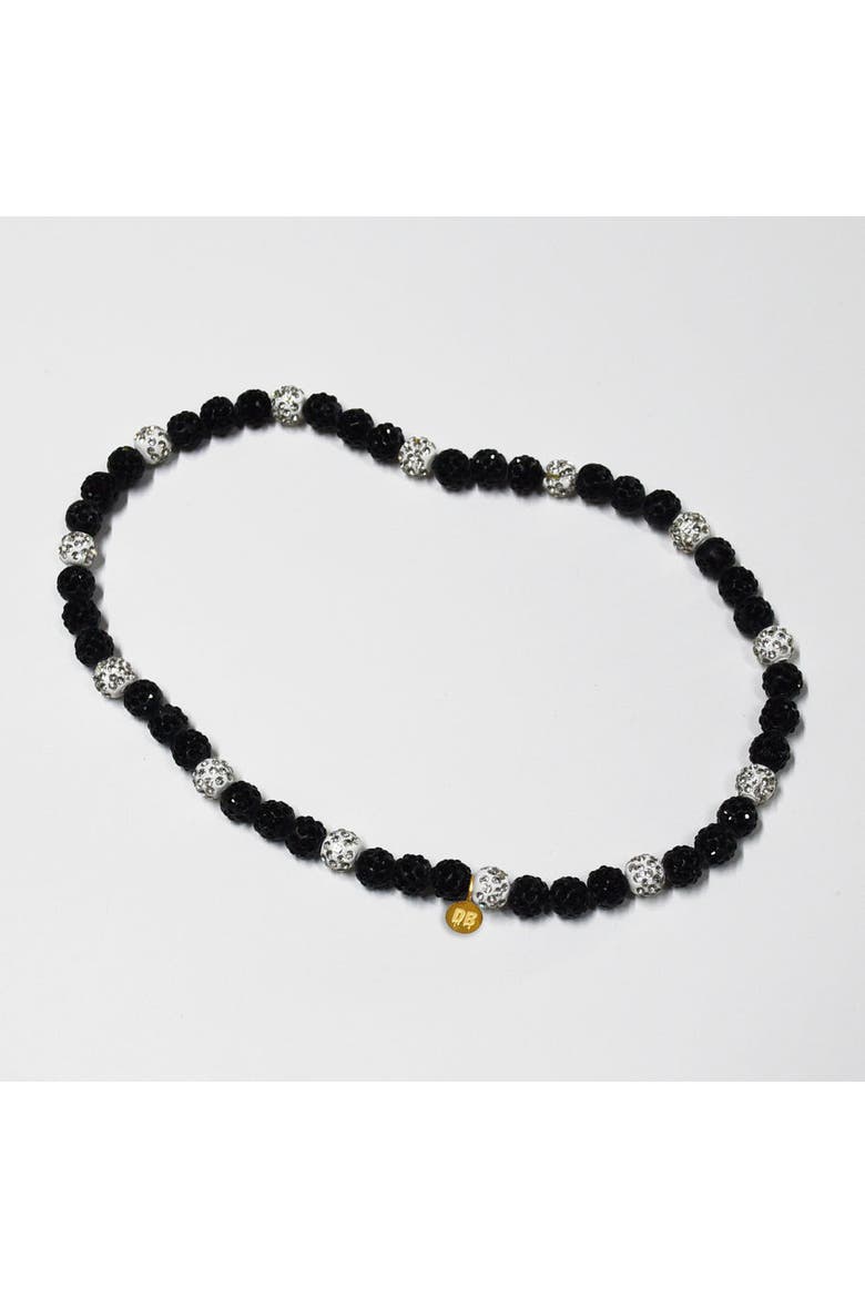 Shadow Drip Team Spirit Baseball and Sports Necklace, Main, color, black 22inch