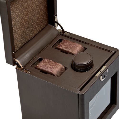 Wolf Earth Single Watch Winder In Coffee