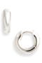 Small Chubby Huggie Hoop Earrings