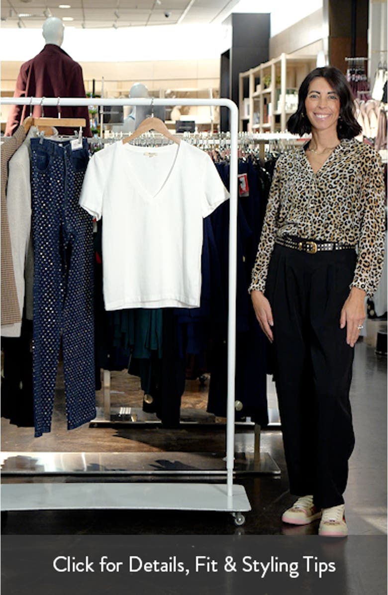 Perfect V-Neck Cotton T-Shirt, sales video thumbnail