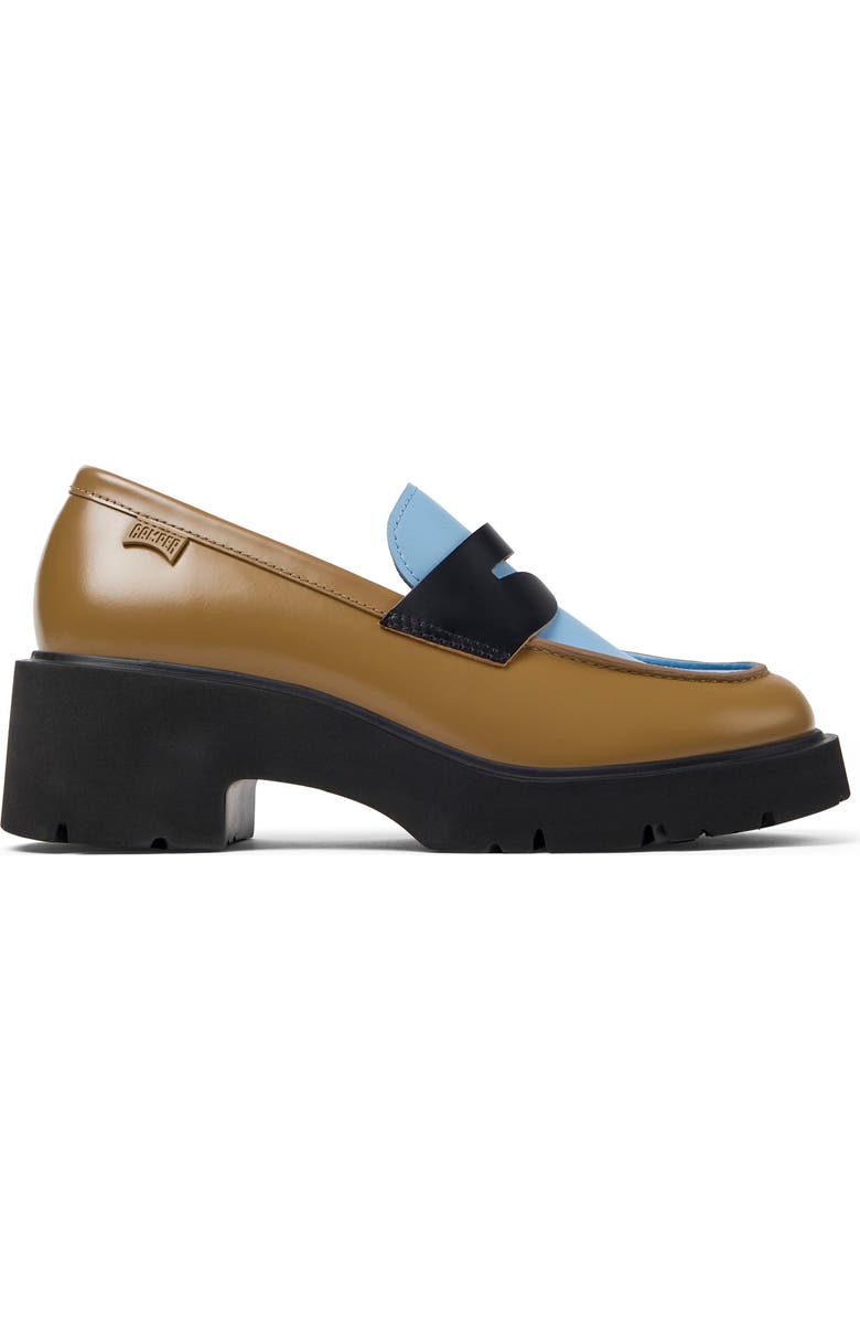 Camper Platform Penny Loafer, Alternate, color,