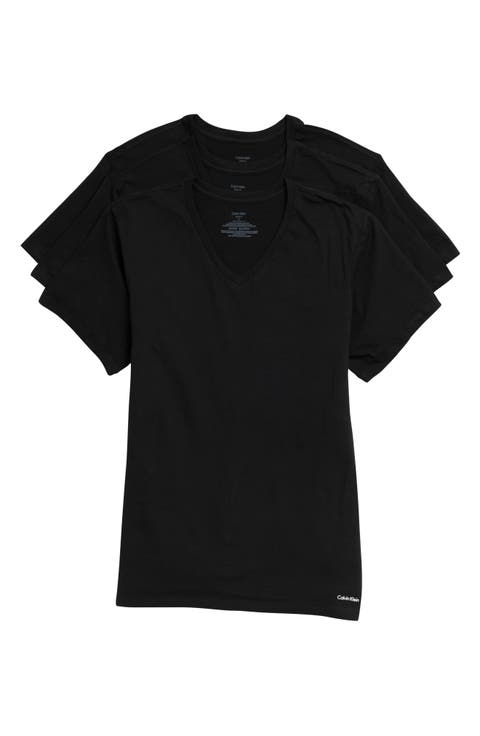 Calvin Klein 3-Pack Cotton V-Neck T-Shirt