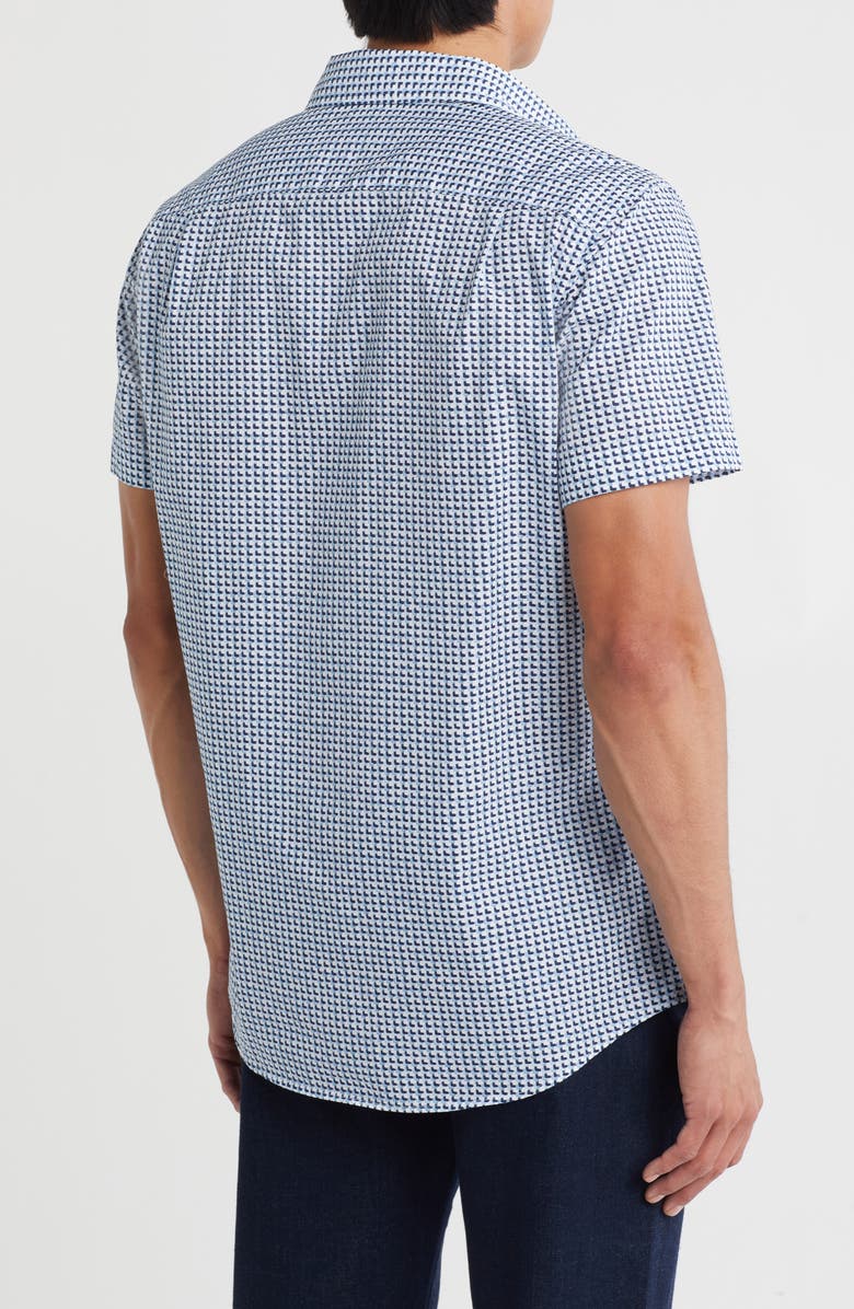 Rodd & Gunn Foreshore Short Sleeve Button-Up Shirt, Alternate, color, Sea