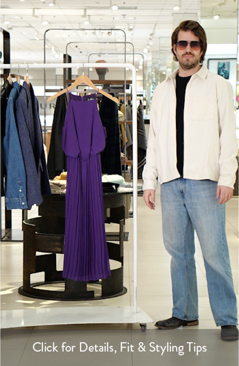 Sleeveless Pleated Midi Dress, sales video thumbnail