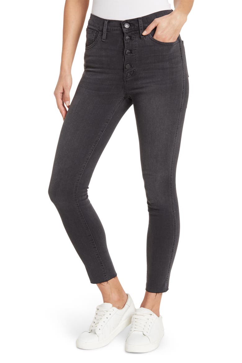 10" High Rise Skinny Jeans, Main, color, MATHIAS WASH