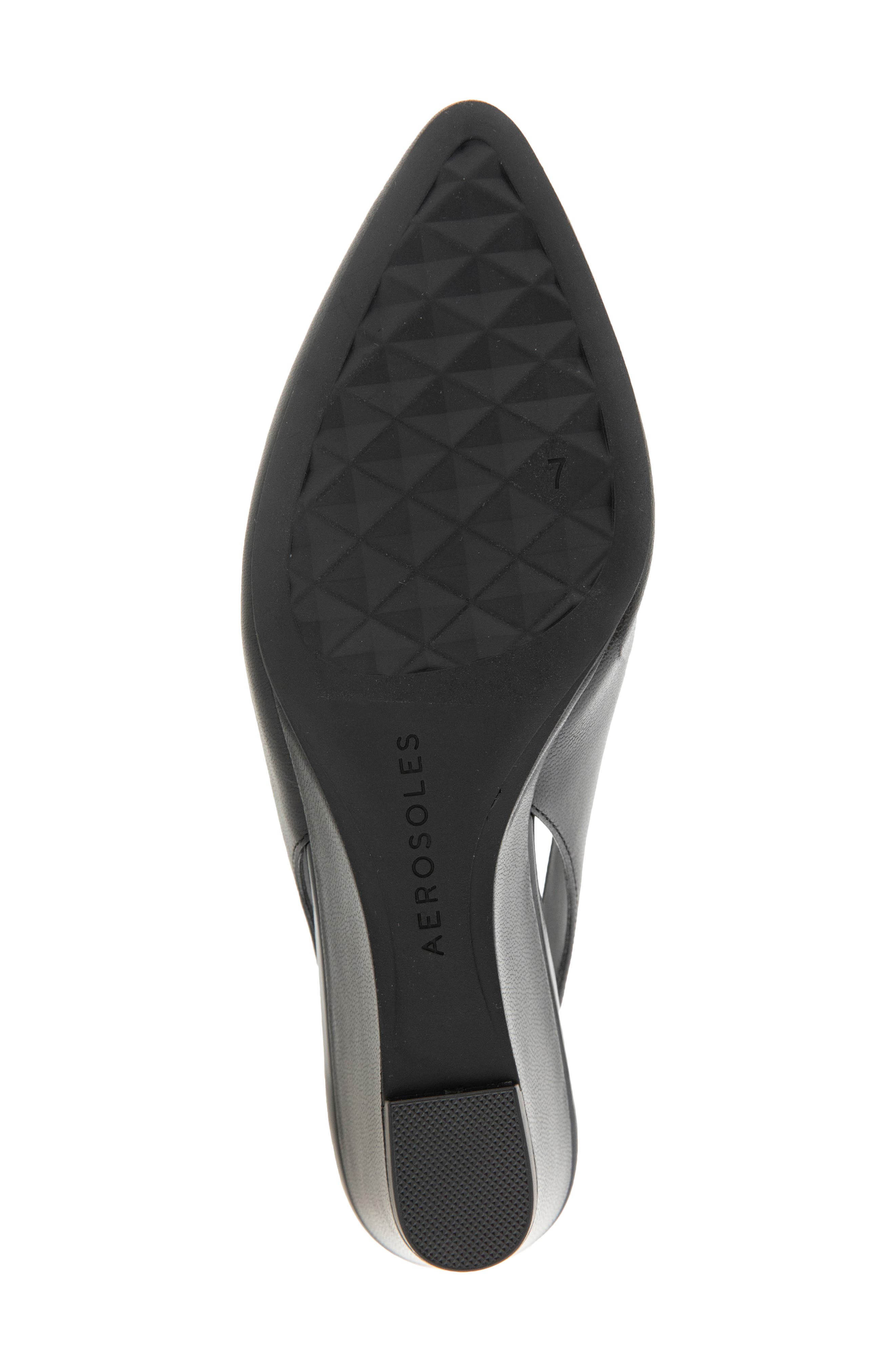 Aerosoles Carmenza Suede Slingback Pump, Alternate, color, Black