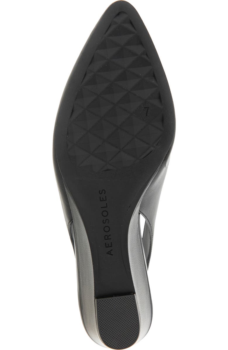 Aerosoles Carmenza Suede Slingback Pump, Alternate, color, Black