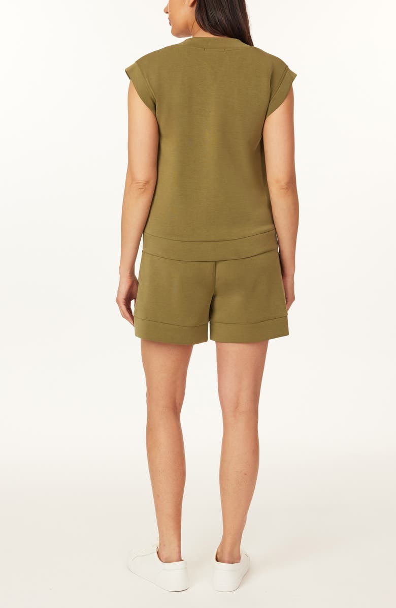 Scotch & Soda Sleeveless Knit Shell Top, Alternate, color, Martini Olive