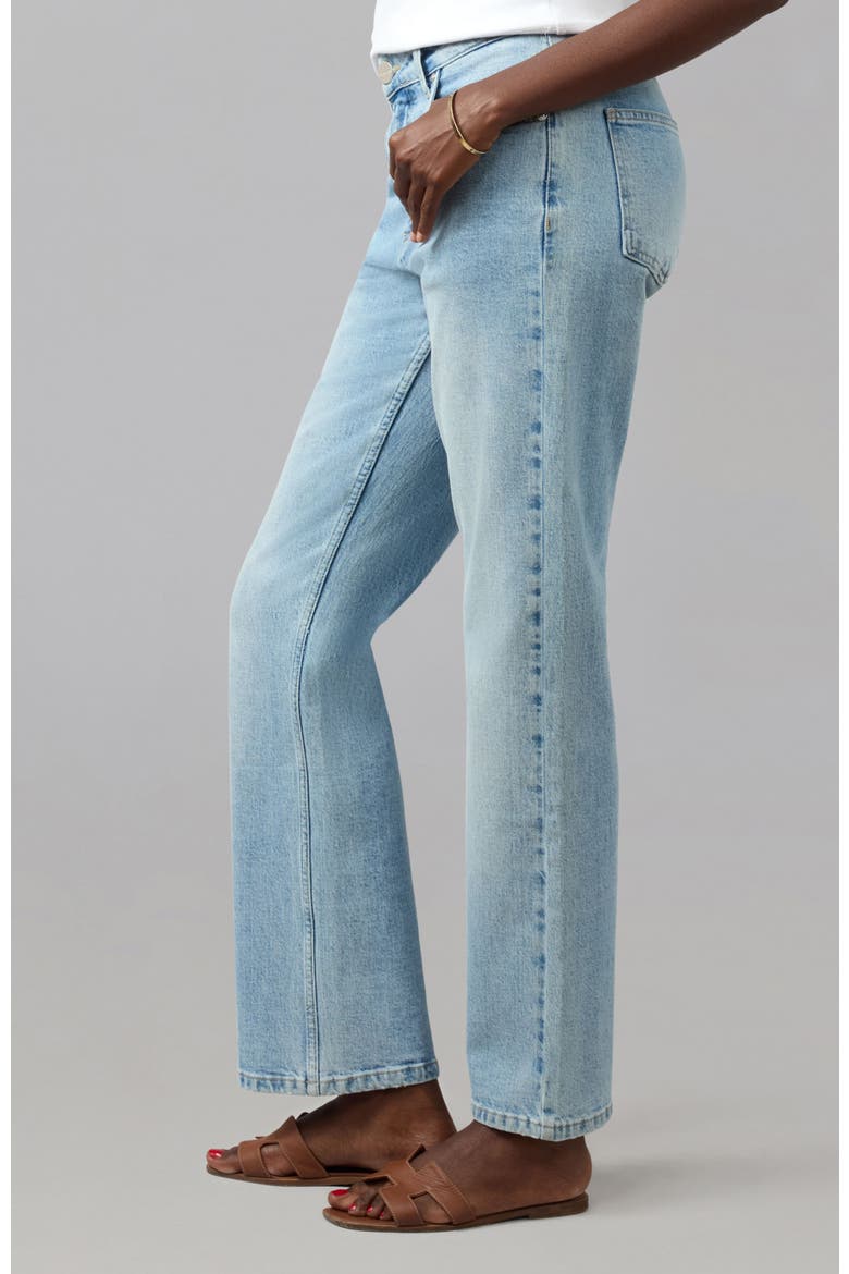 Denver High Rise Straight Jeans, Alternate, color, WHIMSY BLUE