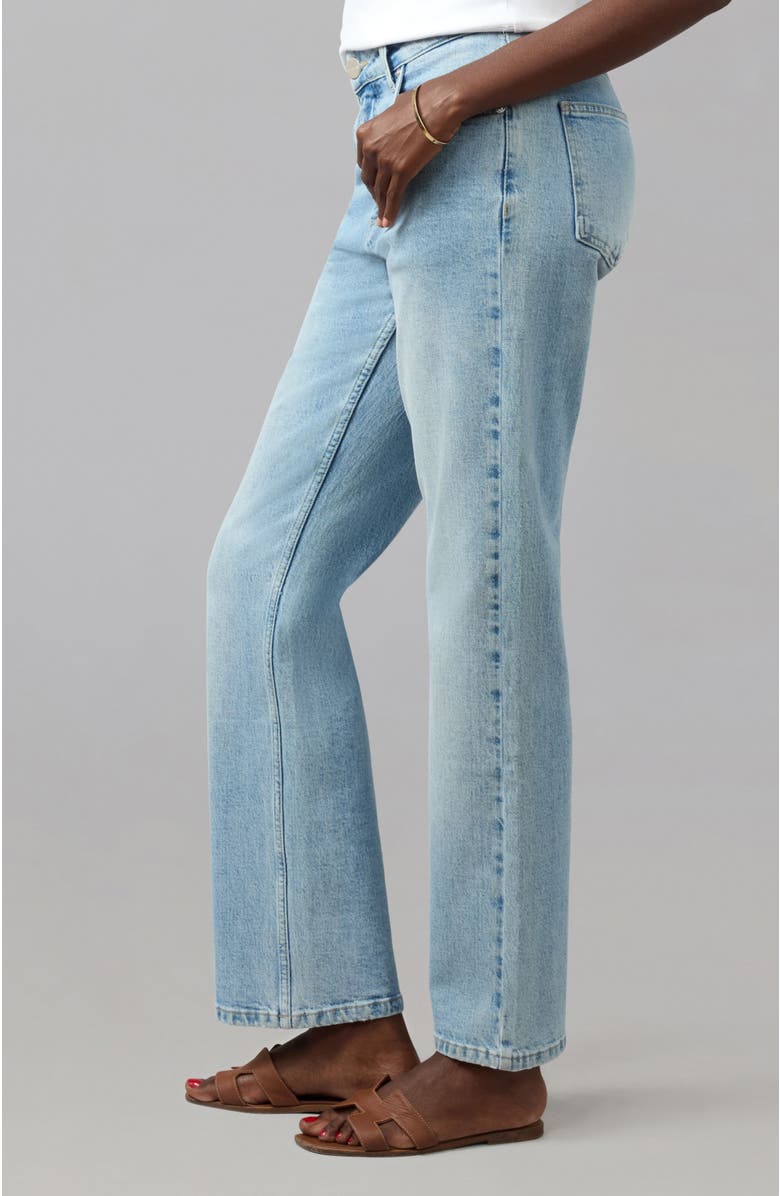 Lola Denim Denver High Rise Straight Jeans, Alternate, color, Whimsy Blue