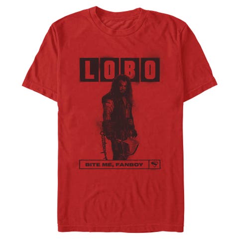 Men's Supergirl Bite Me Fanboy  Graphic T-Shirt