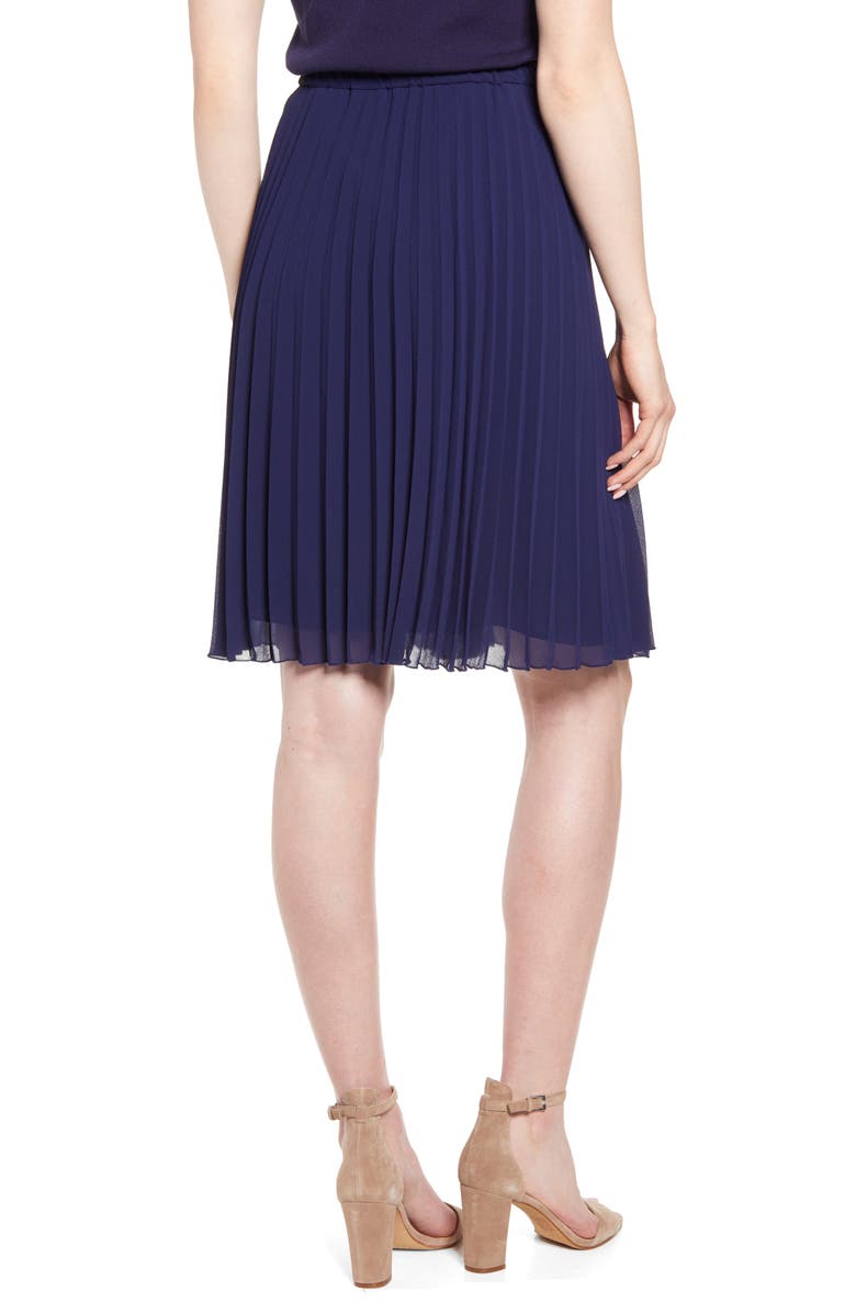 Anne Klein Pleated Skirt, Alternate, color,