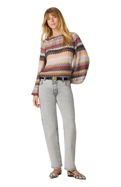 Long Sleeve Blouse In Lace