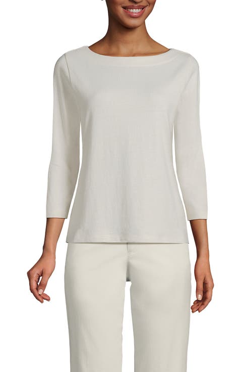 Mariner Jersey Boatneck Top