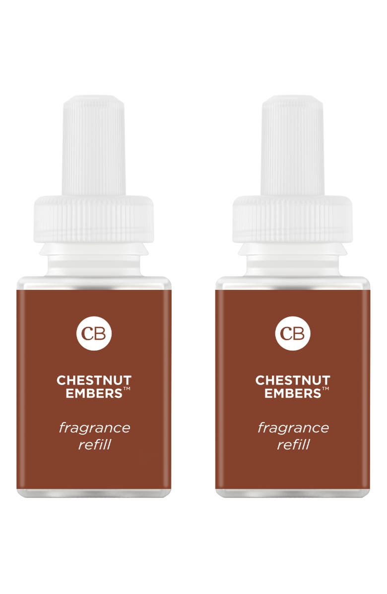 PURA x Capri Blue 2-Pack Smart Fragrance Diffuser Refills, Main, color, Chestnut Embers