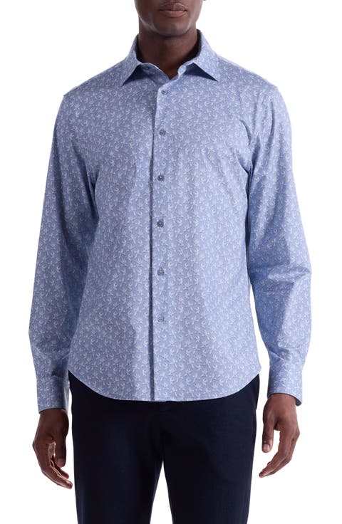 James OoohCotton® Floral Button-Up Shirt