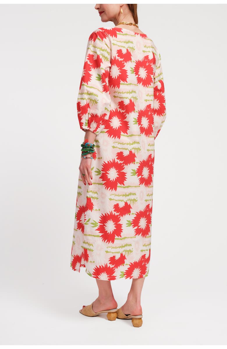 Frances Valentine Minnow Maxi Dress Dahlia Burst, Alternate, color, Pink/Red Multi