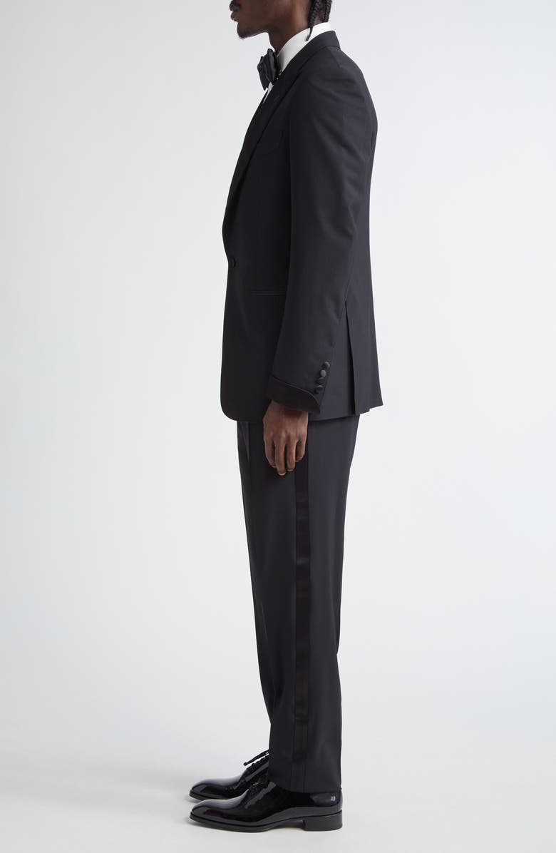 TOM FORD O'Connor Stretch Wool Tuxedo, Alternate, color, Black