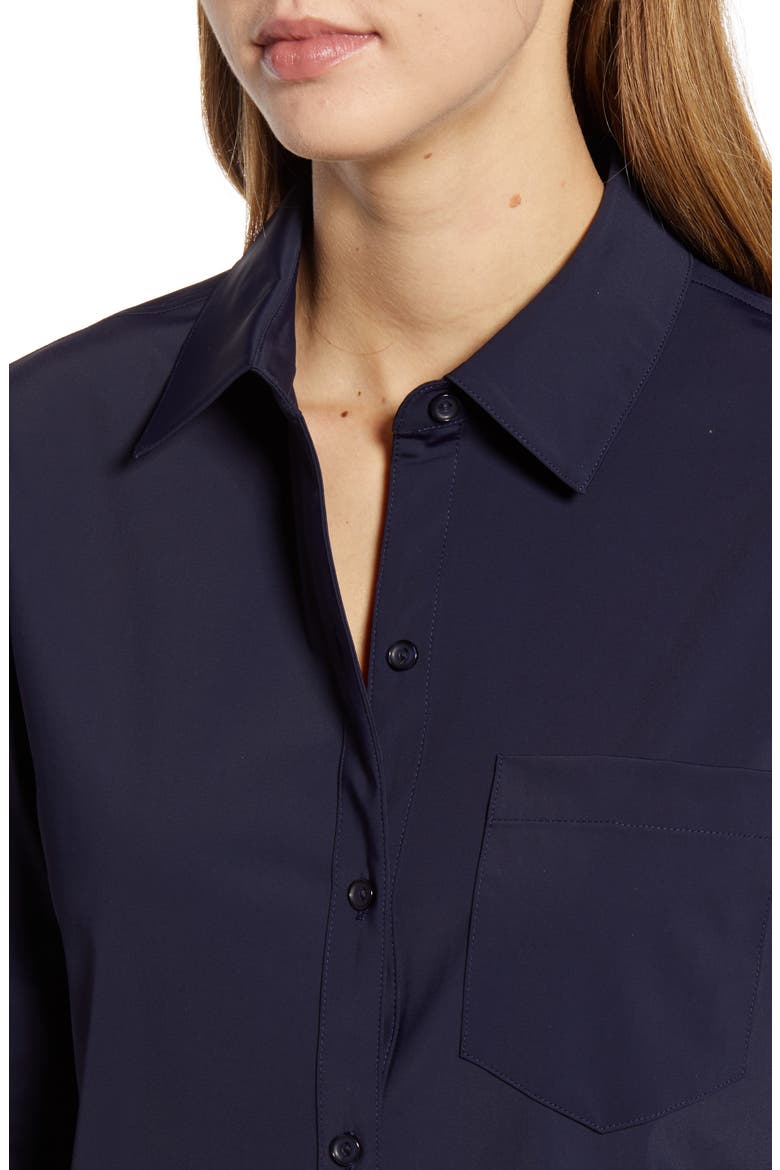 'Lyssentials Schiffer Shirt, Alternate, color, TRUE NAVY