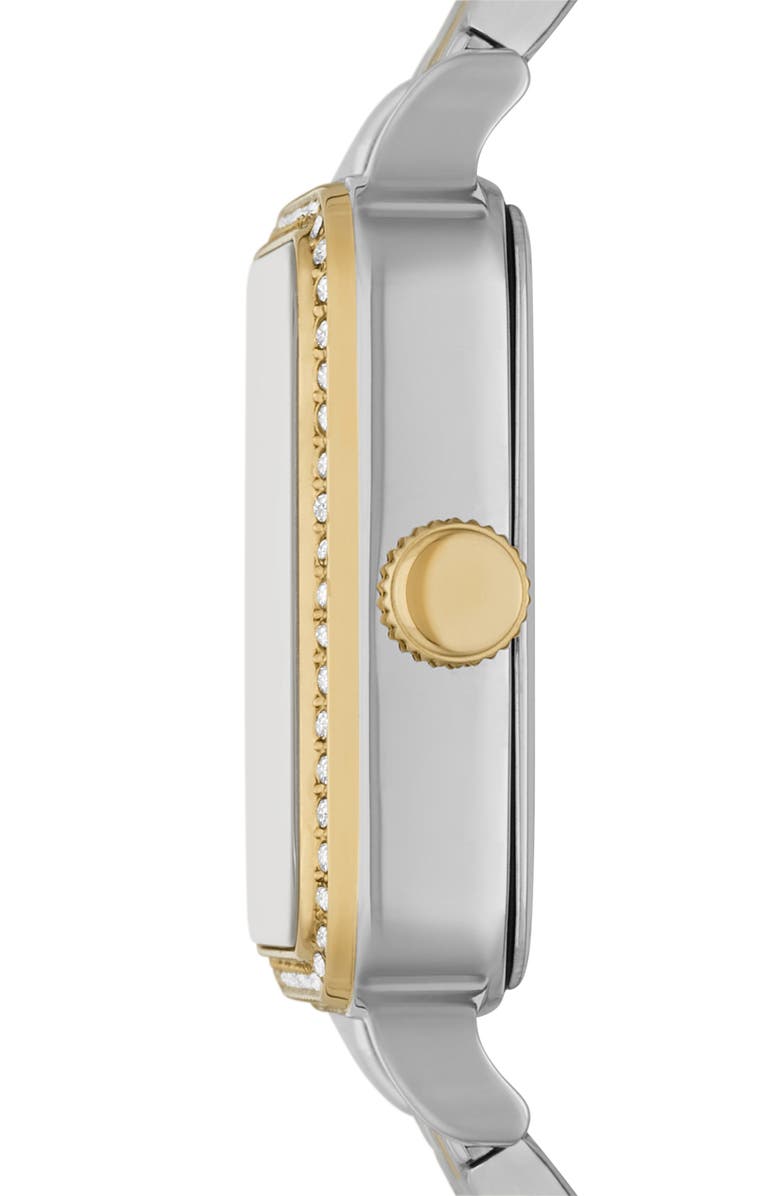 Fossil Colleen Two-Tone Bracelet Watch, 28mm, Alternate, color, Gold, Silver