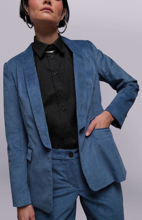 The Empower Velveteen Tux Blazer